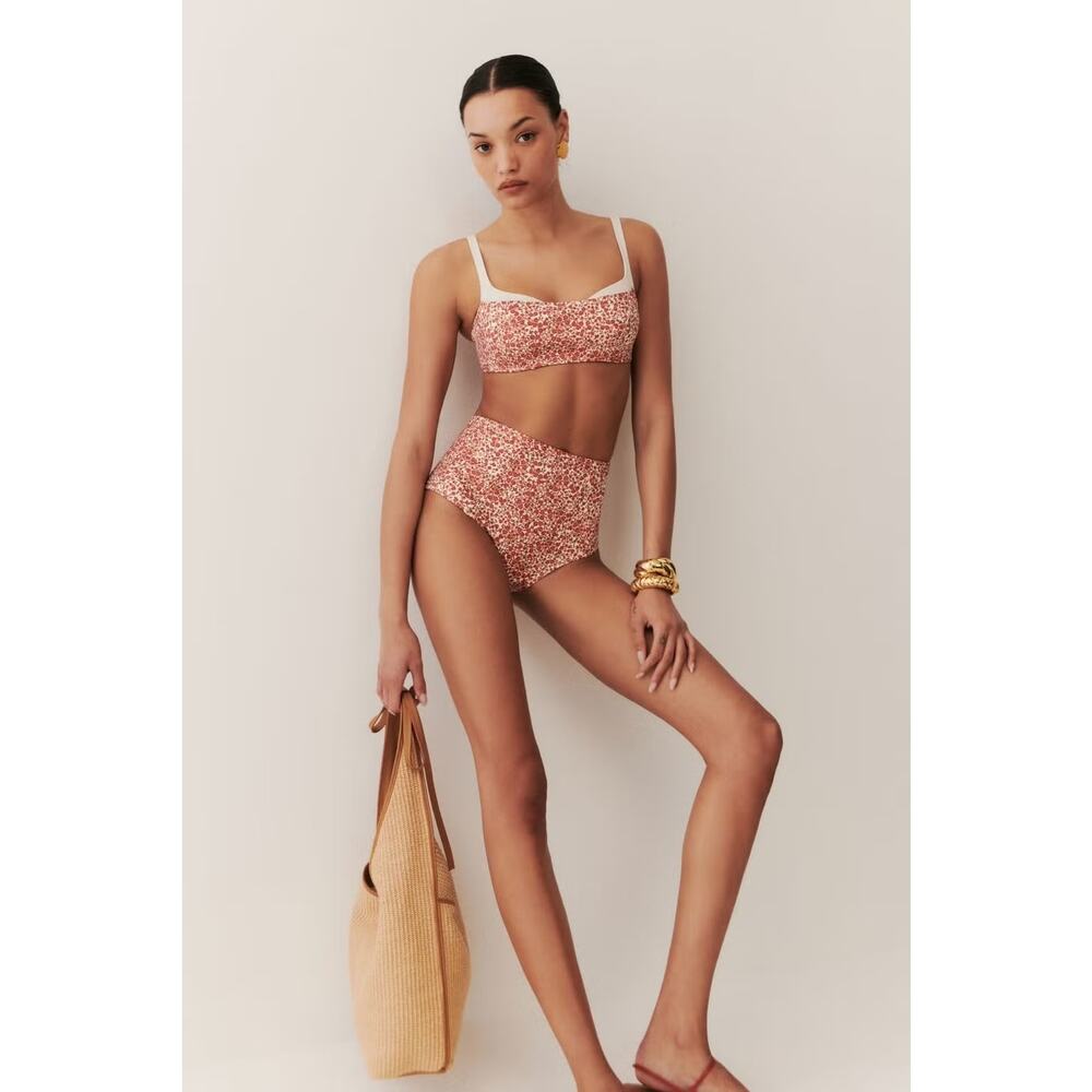 Reformation Tossa Bikini Set in La Vie En Rose
